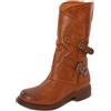 Toocool Stivali donna biker boots fibbie anfibi motociclista scarpe casual G620 [40,camel]