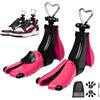VerTrinix 2 Pezzi Allarga Scarpe Uomo Donna - Forme per Scarpe a 4 Direzioni Tendiscarpe Regolabili in Larghezza e Lunghezza Ideali per Scarpe Troppo Strette Adatti a Tutte le Misure (Rosa, 42-48)