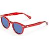 X-LAB XLAB 8004 Occhiali da sole stile moscot, 50mm, Bordeaux/Azzurro, Unisex