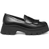 Geox D Pluette, Mocassino Donna, Nero, 37 EU