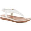 inblu Eleganti Infradito con Strass, Ciabatte Donna (BIANCO 01, numeric_37)