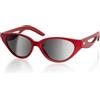 ARENA SIRENA Occhiali da Sole Polarizzato Lifestyle, Montatura Flessibile e Leggera, Antiurto Protezione UV, Antiriflesso Idrofobico e Antistatico, Classe Ottica 3, Made in Italy - Red Carpet Lipstick