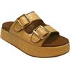 4US by Cesare Paciotti Ciabattone Donna Marrone, Ciabatta Sabot Platform Sottopiede Comfort Foam Imbottito Fascia UZM11