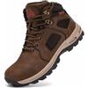 CYKYGGO Stivali da Neve Uomo Caldo Stivali Invernali Impermeabile | Antiscivolo Scarpe da Inverno Comode Trekking Boots Outdoor Sneakers da Trekking