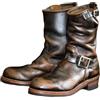 EGSDMNVSQ Stivali Western da Uomo Stivali Chelsea Stivali da Motociclista Stivali da Moto Stivaletti da Lavoro Stivali Punk Vintage