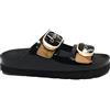 Alviero Martini 1A Classe Sandalo Donna 2 Fasce Black DS25PC02 1126 210A 39
