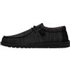 HEYDUDE WALLY SOX 40019 JET BLACK-HDB 42