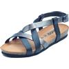 IGI&Co 1195400 Vit. Nero Antracite Sandali per Donna in Pelle Nera (Taglia 39)