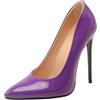 XIEPP décolleté sexy a spillo con punta a punta - Tacchi alti da infilare, da donna, design minimalista e classico con tacco ultra sottile