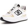 GUESS Koyaa FLJKOYELE12WHBRO, Scarpe Sportive