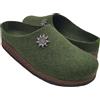 Primo Calzature Ottime Ciabatte Uomo Invernali, Pantofole Tirolesi in Lana per Casa, Interno in Feltro e Fondo Antiscivolo, 100% Made in Italy (Verde, Sistema Taglie Calzature EU, Adulto, Uomo, Numero, Media, 45)