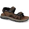 Valleverde Sandali Uomo 54831 in Pelle Brown Scarpe Casual Comode, Leggere e Flessibili, Ideali per Primavera Estate. EU 45