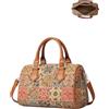 Generic Borsa a tracolla in sughero per donne, stile bohémien, vintage, borsa a tracolla hobo, borsa a sacchetto, C-1