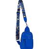 styleBREAKER Zaino da donna One Shoulder, tracolla a fantasia, borsa a tracolla in tinta unita, zaino da città, Sling Bag 02012387