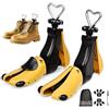 VerTrinix 2 Pezzi Allarga Scarpe Uomo Donna - Forme per Scarpe a 4 Direzioni Tendiscarpe Regolabili in Larghezza e Lunghezza Ideali per Scarpe Troppo Strette Adatti a Tutte le Misure (Giallo, 42-48)