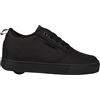 Heelys PRO 20 (Hes10430) Scarpa con Tacco a rotelle da Ragazzo, Tripla Tela Nera, 35 EU