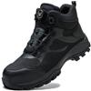 Rona Shoes Stivaletti Antinfortunistici Scarpe Antinfortunistiche Scarpe da Lavoro Antinfortunistiche Impermeabile Leggere Comode Uomo Donna Titan Black EU 46