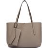 GUESS Borsa shopper Brenton reversible tote con pochette dark taupe BS26GU07 PG964823