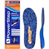 PowerStep Solette basse per piedi piatti, sollievo dal dolore, inserti per pronazione, Blu/arancione., Men's 9-9.5 / Women's 11-11.5