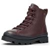 Camper Brutus K900179, Stivaletto Unisex - Bambini e ragazzi, Borgogna 031, 32 EU