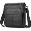 newsbirds Borsello Uomo in Vera Pelle Vintage Borsa a Tracolla da Uomo Casuale Piccolo Borse Messenger per Stile Retro'per l'uso Quotidiano Outdoor,Lavoro,Viaggio Borsa a Spalla