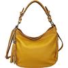 Cheval Firenze Borsa a Spalla Annalisa, Vera Pelle Made in Italy (GIALLO SENAPE)