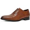 Geox U REZZONICO B, Oxford Uomo, Cognac, 46 EU