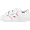 adidas Originals Adidas Unisex Bambino Superstar CF, Footwear White/Footwear White/Footwear White, 35 EU (2.5 UK)