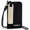 Desigual Portafoglio donna Mone_priori Candela Tri-Fold, Nero, 11.5