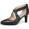 LifeStride Women's Giovanna 2 Pumps, Black, 11 W (C)