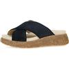 Dansko Bridget Sandali da donna con plateau, plantare avvolto in memory foam e pelle scamosciata per un comfort e un supporto extra peluche, nero, taglia 39-40