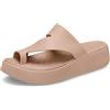 Crocs Getaway Platform Toe Loop, Sandali Donna, Pink Caramel, 39/40 EU