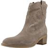 Nero Giardini E615121D stivaletti texani donna camoscio beige