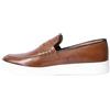 Ciabalù Mocassini Uomo Eleganti Pelle Made in Italy Mocassino Uomo Sportivo con Suola Bianca (Cuoio, Sistema Taglie Calzature EU, Adulto, Uomo, Numero, Media, 42)