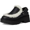 UGG Esmee Leather Clog, Zoccoli Donna, Nero, 40 EU
