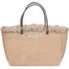 Saint Barth Mc2 Donna Borsa A Spalla CBMF001-Canvas Cotone Beige Taglia Unica