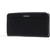 Calvin Klein Portafoglio Donna Ck Must Lg Z/a W/Slip K60k610949, Nero (Ck Black Altra versione), OS