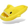 INMINPIN Ciabatte Squalo Estive Donna Uomo Pantofole da bagno Comode Ciabatta da Doccia Antiscivolo Sandali da Spiaggia Piscina a Punta Aperta Shark Slides Slippers,Giallo,43/44 EU=Fornitore 44/45