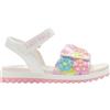 Lelli Kelly Sandali Eloise per Bambina,Suola ergonomica in Gomma,Decorazioni Floreali,soletta in pelle e gadget (Bianco, Sistema Taglie Calzature EU, Adolescente, Numero, Media, 31)