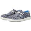 HEYDUDE Hey Dude Mocassini Wally Surf Wash Uomo, Blazer Navy/Bianco, 42 EU