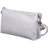 Gabor Emmy, Borsa da sera Donna, Grigio (Silver), 22,5x4,5x13,5