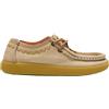Satorisan - Kwahu Rustic - Mocassini Wallabee Uomo Donna - Mocassini Pelle e Tessuto Sostenibili, Confortevoli e Durevole