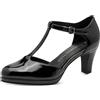 MARCO TOZZI Donna Décolleté Morbida Feel Me Soletta Morbida Fodera Versatile, Nero (Black Patent), 40 EU