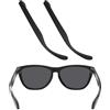 EZReplace Aste di ricambio per occhiali da sole Oakley Frogskins OO9013/Frogskins Lite OO9374/Frogskins XS OJ9006/Frogskins S OO9508 (nero)