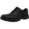 Clarks Bradley Walk Mens Blk Tumbled Lea, 8