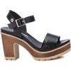 REFRESH Sandali Neri Classici -Altezza Tacco 10cm-