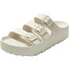 Birkenstock Papillio 1029770 Florida III PAP Flex Platform Egg Shell Sandali per Donna con Tripla fibia (Taglia 37)