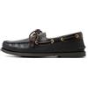 Sperry Authentic 2 Eye Scarpe da Barca in Pelle da Uomo Color Amaretto/Nero. - EUR 44.5