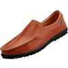 ReverseClock In Pelle da Uomo Slip-on Mocassini Moda Casual Traspirante Scarpe di Guida