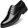 Kanggrei Scarpe con Rialzo Rialzate Oxford Traspiranti da Uomo 2,4 Pollici più Alte, Oxford Stringate in Pelle con Punta 2,4 Pollici più Alte(Color:Nero,Size:42 EU)
